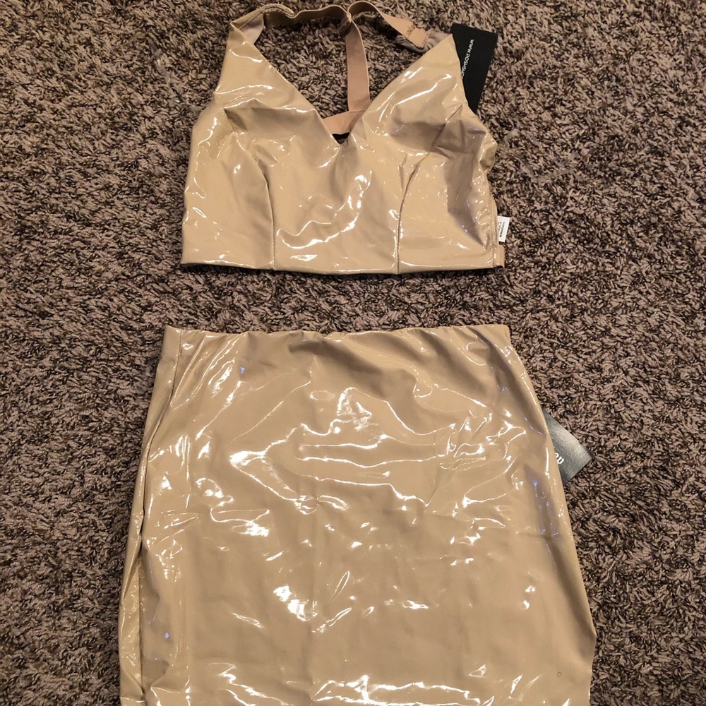 Patent Leather Two Piece